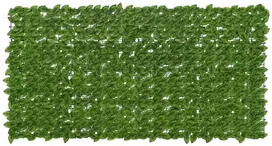 Balkono ekranas su lapais Žalia ir geltona 200 x 100 cm