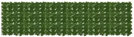Balkono ekranas su lapais Žalia 300 x 75 cm