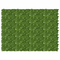Balkono ekranas su lapais Žalia ir geltona 200 x 150 cm