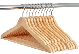 Springos Medinės pakabos HG0085 10 vnt.