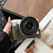 Hand-Made Camera Half Case for Canon EOS R50V Bottom Battery Opening Body Cover PU Leather