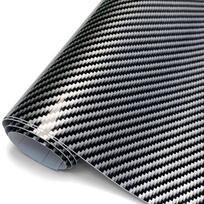 2D Anglies Pluošto Blizgūs Automobilio Lipdukai Vinilinė Plėvelė Nešiojamam Kompiuteriui Automobiliui Motociklui Apvyniojimo Dangos Plėvelė Dekoratyvinė Automobilio Aksesuarams 10cmX150cm juoda