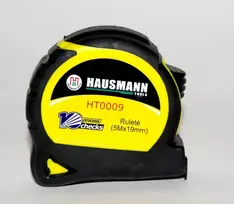 Ruletė HAUSMANN, 5 m x 19 mm, su guma