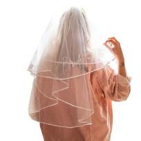 Tulle Wedding Veils Bride To Be Letter Print Bridal Veils For Bridal Shower Bachelorette Event Gathering Headpiece 1