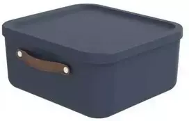 Dėžė su dangčiu ir rankenomis Maloja Rotho 39.5x38X35.5/20L Midnight Mėlyna