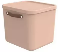 Dėžė su dangčiu ir rankenomis Maloja Rotho 39.5x38x34/40L Meadow Rose