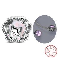 Luminous Series Copper Charms Beads Pendant Firefly Elf Paw Planet Charm Fit Original Bracelet Women Jewelry Gift