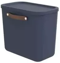 Dėžė su dangčiu ir rankenomis Maloja Rotho 39.5x34x26.5/25L Midnight Mėlyna