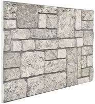 Sienų plokštės 10 pcs Pilka 100 x 50 cm EPS putos