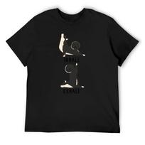 Inhale Exhale Black and Tan Shiba Inu Yoga T-Shirt summer clothes plus size clothes Men's t-shirts S juoda