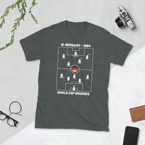 West Germany 1954 World Cup Champions Football Soccer Win Short-Sleeve T-Shirt M