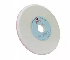 ANDRE PROFILUOTAS ŠLIFAVIMO DISKAS 200mm x10/7mm x 32mm 99A60N7/CRA60O7 VTE10-35 Baltas-ROŽINIS „TIPAS 1YC”