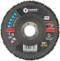 ANDRE ŠLIFAVIMO DISKAS CBS 125mm SOFT – Juodas