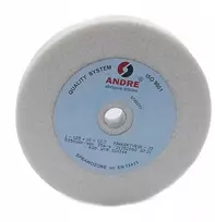 ANDRE PLOKŠČIAS ŠLIFAVIMO DISKAS 125mm x 16mm x 12,7mm 99A60K7VE01-35 Baltas „TIPAS 1”