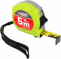 AW-Tools AWTOOLS RULETĖ COMPACT 5m x 19mm ABS 2-STOP