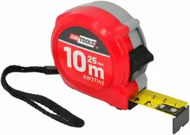 AW-Tools AWTOOLS RULETĖ COMPACT 10m x 25mm ABS 2-STOP
