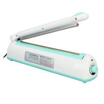 280W Hand Pressure Impulse Heat Sealer LED Indicator Manual Plastic Bag Sealer Hot Sealing Machine CN Plug 220V