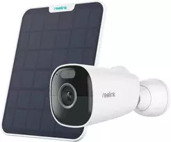 Reolink lauko saulės kamera su 5MP raiška, Wi-Fi 2.4/5GHz, spalvotu naktiniu matymu, Argus Eco Pro+Solar Panel