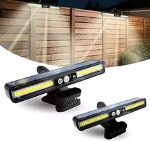 Surplex saulės energija maitinamos LED lauko šviestuvai su judesio jutikliu, IP65, 36 LED, juodi, 2 vnt., MNHUWAIDENG2