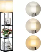SUNMORY pastatoma LED grindų lempa, 60 W, E27, 3 spalvų temperatūros, juoda, 160 cm