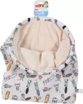 Flamingo ZOLUX katės guolio miegmaišis su katėmis ir pelėmis CHATOUILLE 45,5x58x40cm