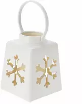 Home Styling Collection Kalėdinis žibintas su LED žvake, 14 cm
