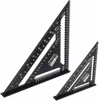 AW-Tools AWTOOLS ALIUMININIS STALIAUS KAMPAS 7″ Juodas LINE