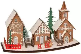 Fééric Lights and Christmas Kalėdinio miestelio žibintas, LED, 30 x 15 cm