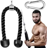 RTO Lina sznur uchwyt do wyciągu atlasu na triceps biceps mocny do 200 kg