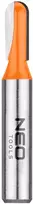 Ilgas U formos griovelių freza, TCT, 6,35 x 15,5 mm, 8 mm kotas