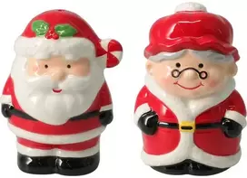Home Styling Collection Kalėdinių prieskonių rinkinys, Kalėdų Senelis ir Kalėdų Senelė