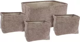 Home Styling Collection Sandėliavimo krepšelių rinkinys, 4 vnt.