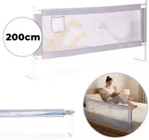 ECOTOYS 200 cm lovos apsauginis turėklas, vaiko apsauga