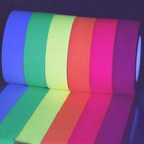 6Rolls UV reaktyvioji juosta Blacklight fluorescencinė juosta šviečia tamsoje neoninė šviesa