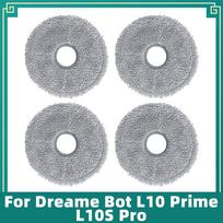 Suderinama su Dreame Bot L10 Prime / L10s Pro dulkių siurbliu: Pagrindinis volelis, Šoninis šepetėlis, Hepa filtras, Šluostės, Servetėlės, Priedai