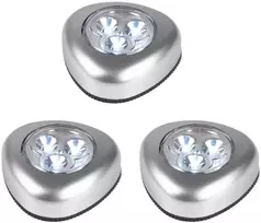 3 LED ŠVIESTUVŲ RINKINYS PUSH LIGHT SU BATERIJOMIS GRUNDIG 334110