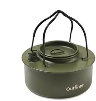 Outliner Teapot Tourist 0.9L steel žalias