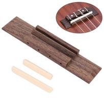 Rožmedžio Tiltelis, Plastikinis Vamzdelis ir Balnelis Ukulele Dalims, Keičiamas Muzikos Instrumentų Remonto Įrankis Wood color