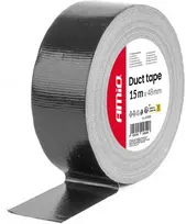 Juoda techninė juosta 48 mm x 15 m x 0,19 mm amio-04849