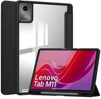 Dėklas na tablet 4kom.pl Dėklas Crystal case do Lenovo Tab M11 10.95 11 TB330FU TB330XU TB331FC, juoda