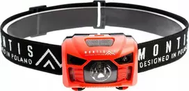 Montis Bateryjna latarka nagłowna su sensorem MT002 Raudona, Juodas Headband prožektorius LED