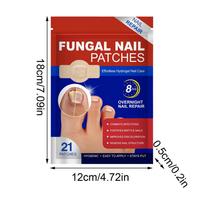 21 pleistras/maišelis Nagų grybelio pleistras Vandeniui atsparūs nagų atstatymo pleistrai Įaugusių nagų korekcijos lipdukai Fungal Nail Patches