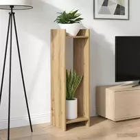 Augalų stovas su lentyna 2 pcs Amatinė Ąžuolas 30 x 30 x 100 cm