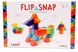 Loowi Magnetinis konstruktorius Flip&Snap 36 el.