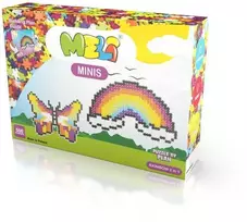 Meli Minis 2in1 kūrybinis 500 dalių konstruktorius vaikams nuo 4 metų, spalvotas