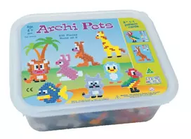 Little Architect Edukaciniai konstruktoriaus ArchiPets rinkinys 630 detalių, vaikams nuo 5 metų, lavina kūrybiškumą ir loginį mąstymą