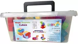 X Bida Magnetinis konstruktorius Magic Magnetic Cubes 56 el.