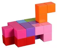 X Bida Magnetinis konstruktorius Magic Magnetic Cubes 28 el.