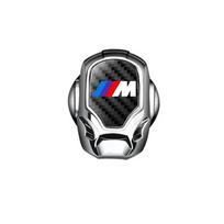 Automobilio variklio paleidimo/sustabdymo dekoratyvinis mygtuko dangtelis, skirtas BMW M M2 M4 E46 E90 E60 F30 F10 E39 E36 F20 G30 G20 E87 E92 E91 E30 X1 X3 X5 sidabras