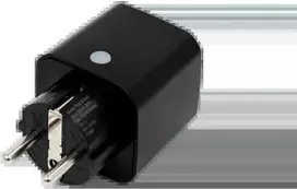 Shelly Plug M Gen3 – išmanusis Wi-Fi Matter kištukinis lizdas su galios matavimu (juodas)